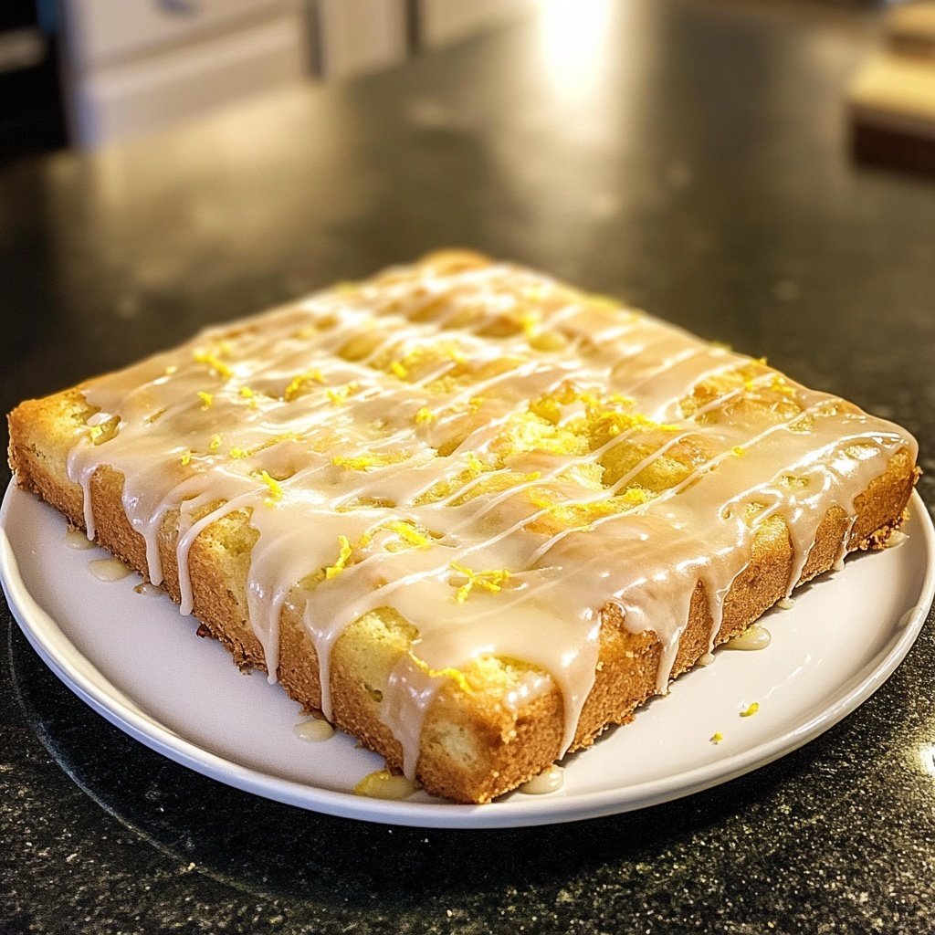 Zitronenkuchen Low Carb