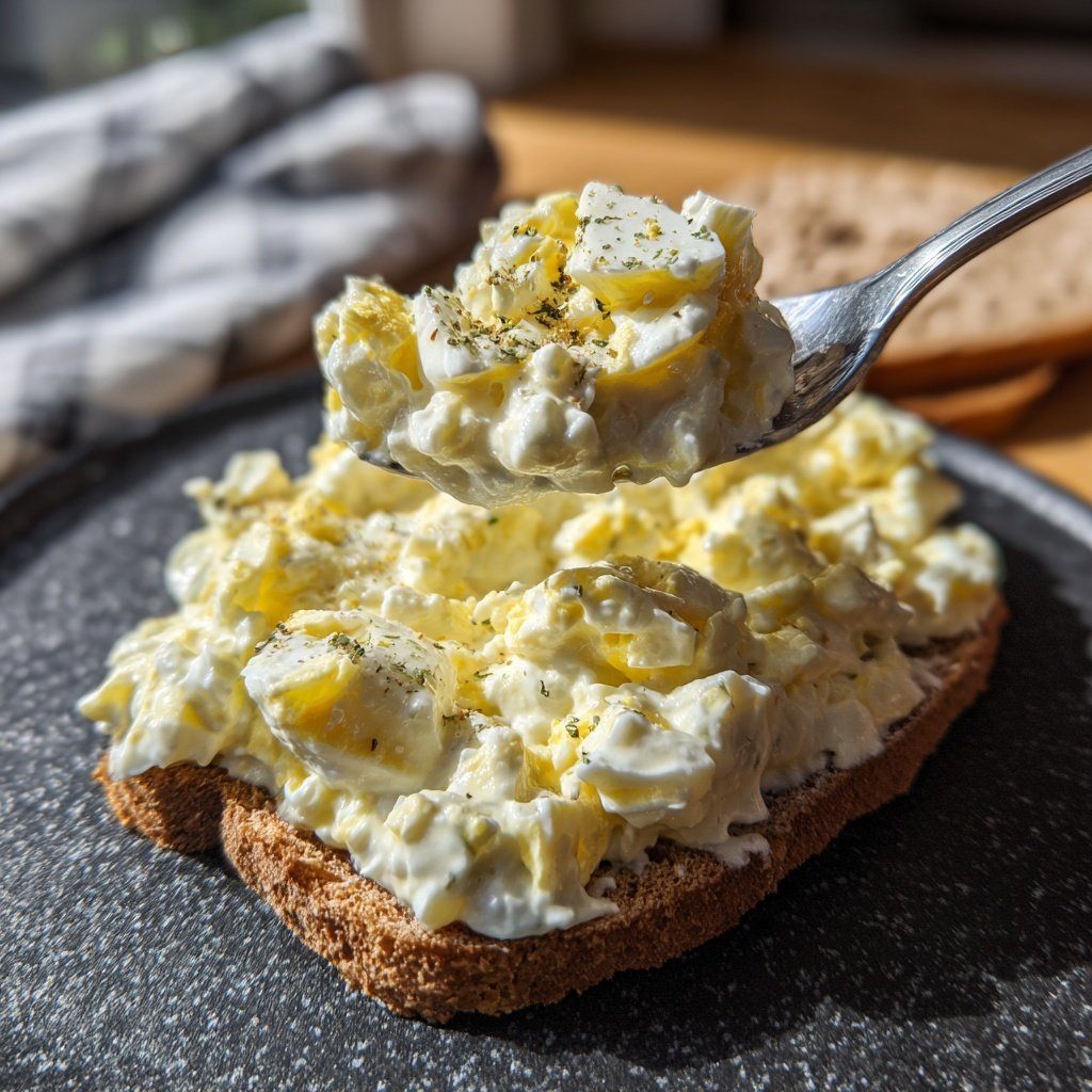 Schnell & Einfach 10-Minuten-Eiersalat mit Joghurt