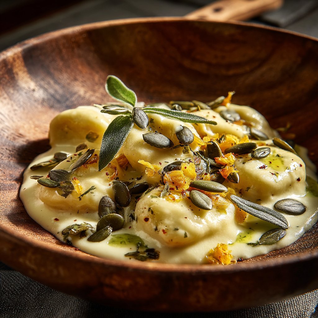 Gnocchi mit Kürbiscreme