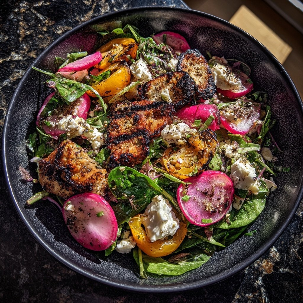 Grill Beilagen Salat Mit Radieschen