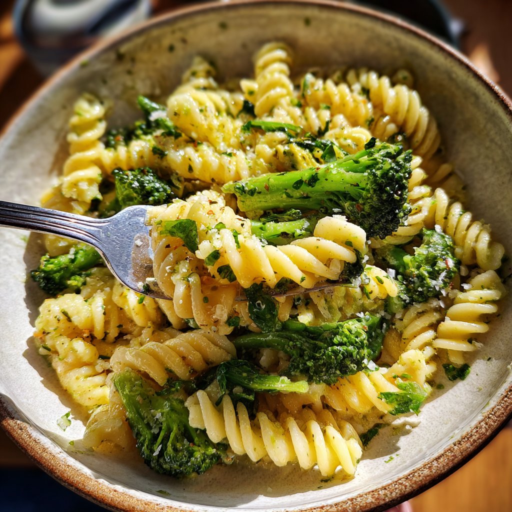 Pasta mit Brokkoli und Knoblauch