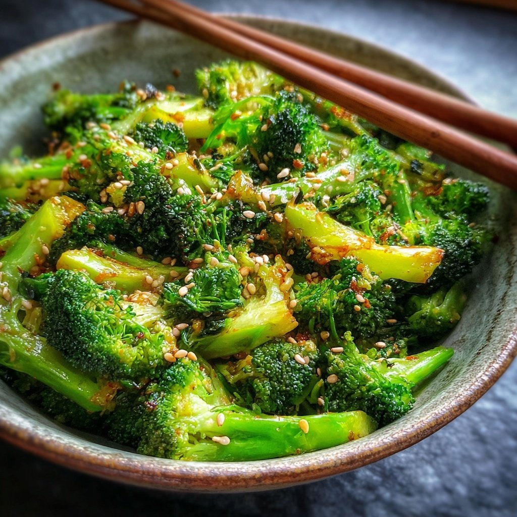 Brokkoli Pfanne Mit Sesam