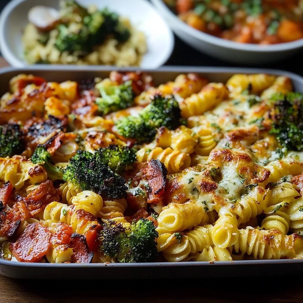 Einfacher Brokkoli-Nudelauflauf