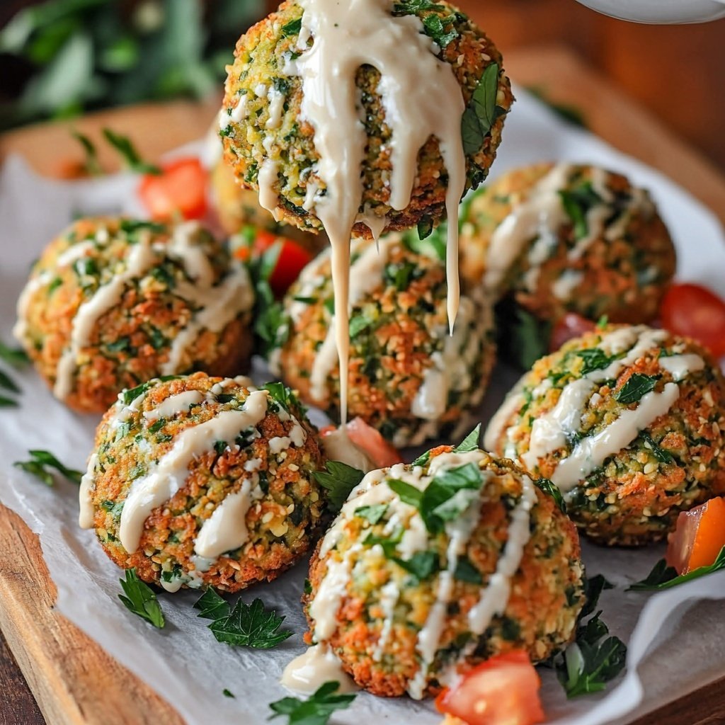 Falafel mit Tahini-Sauce