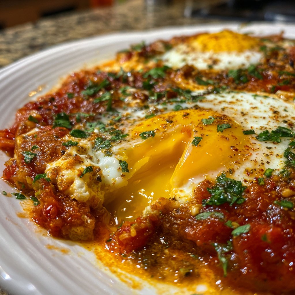 Shakshuka mit Knoblauch