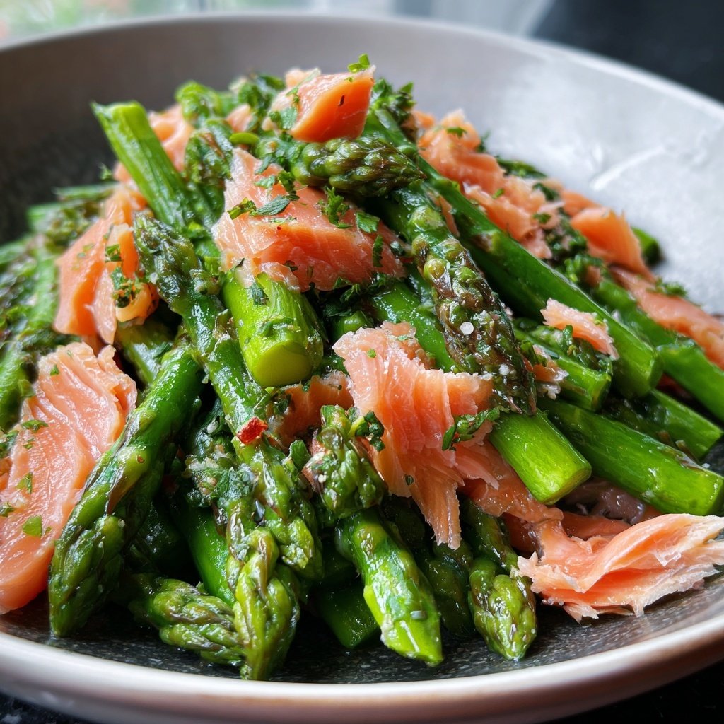 Grüner Spargel Mit Lachs