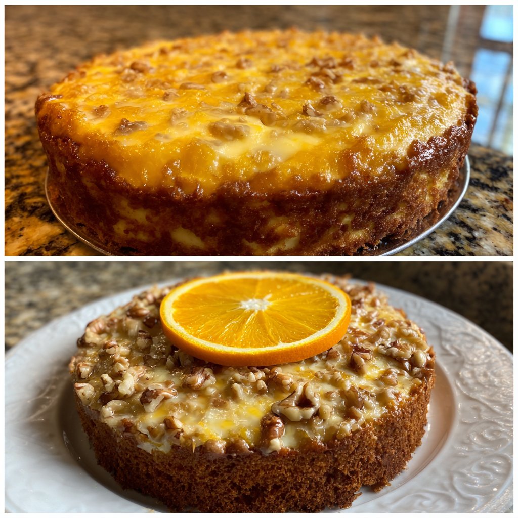 Käsekuchen mit Orangennote