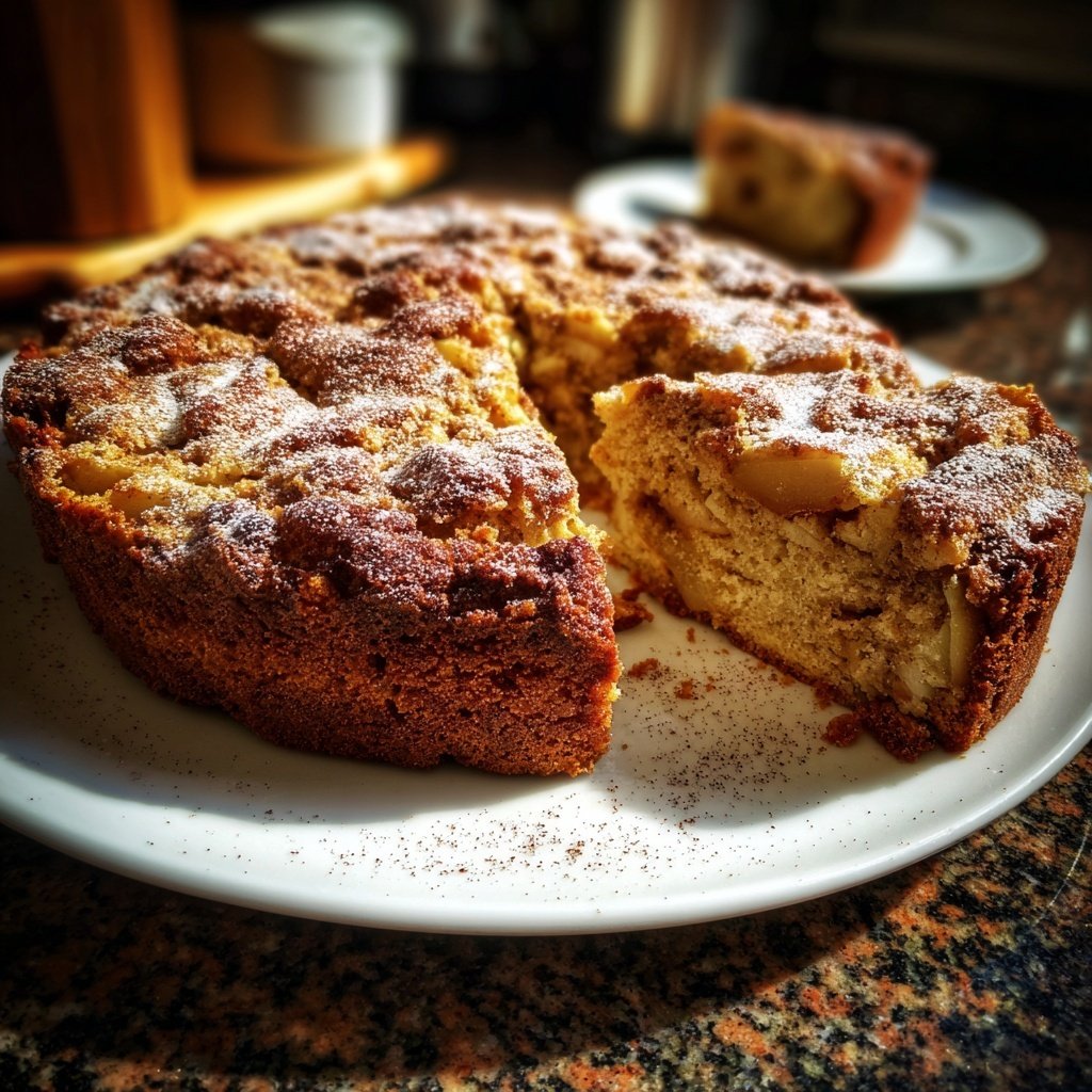 Gesunder Apfel-Zimt-Kuchen ohne Zucker