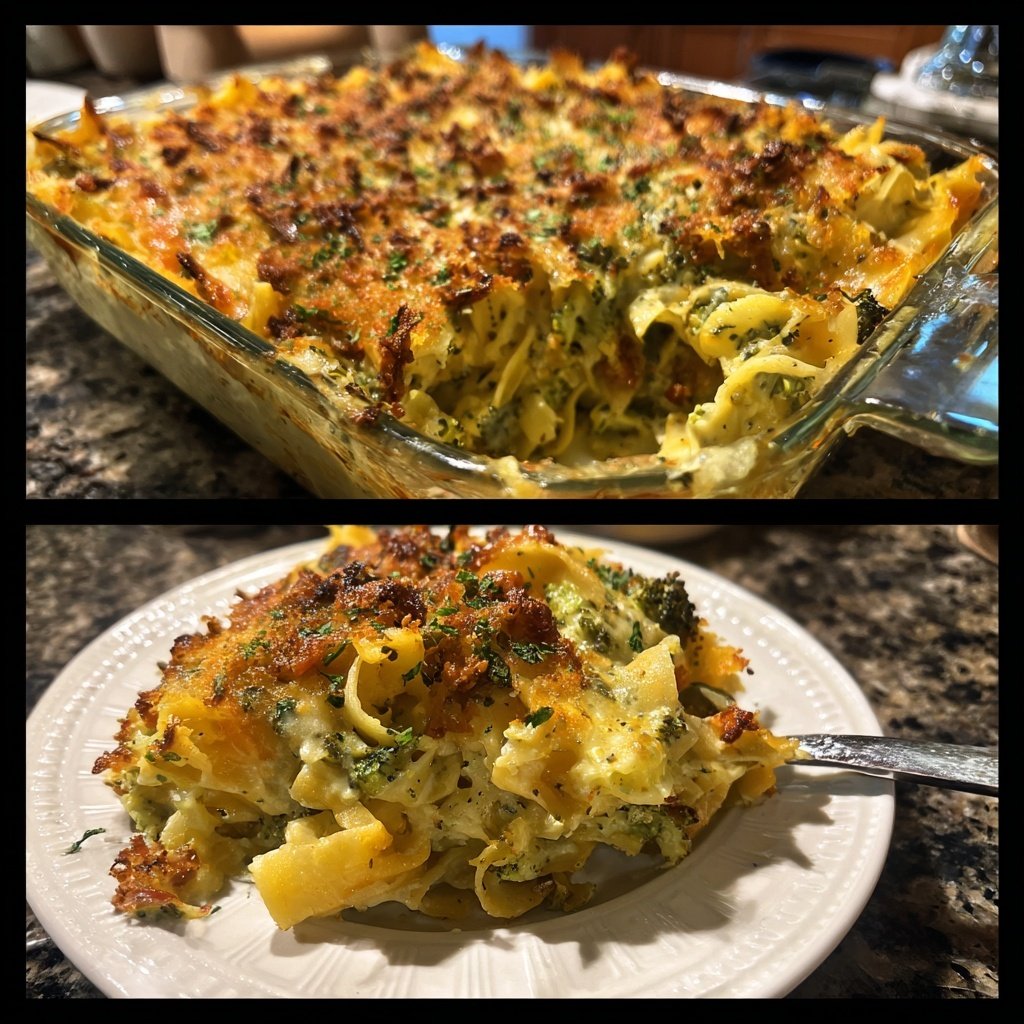 Brokkoli Auflauf Mit Vollkornnudeln