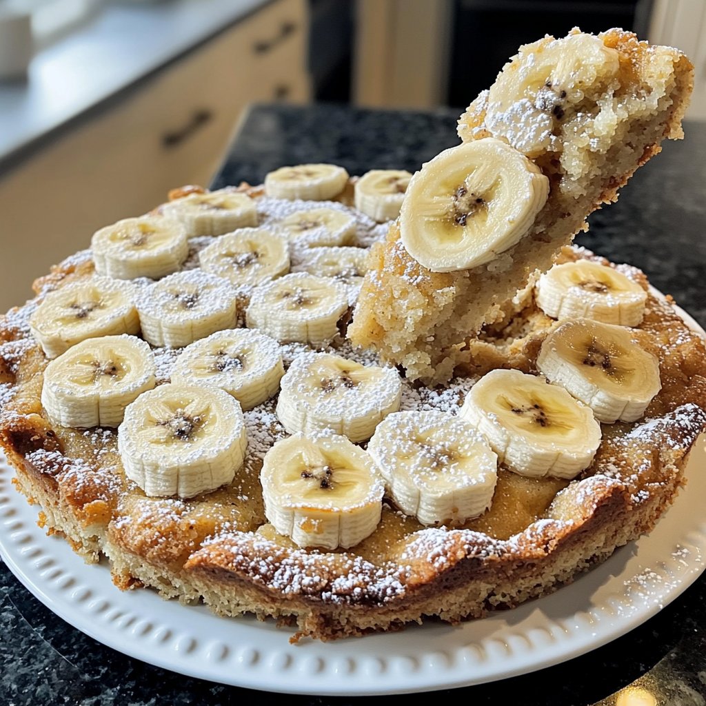 Bananenkuchen für die Familie