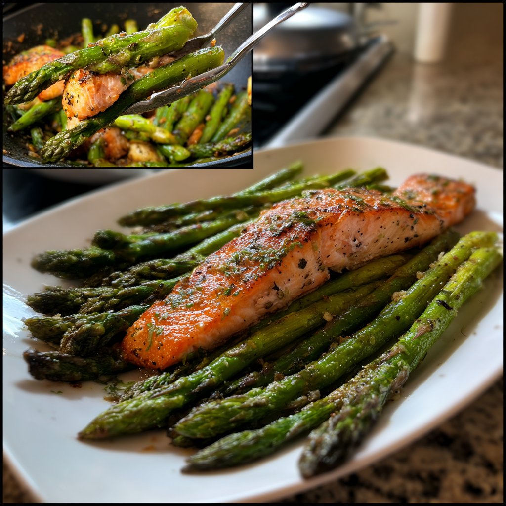 Grüner Spargel Mit Lachs