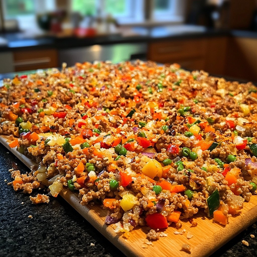 Hackfleisch Pfanne asiatisch