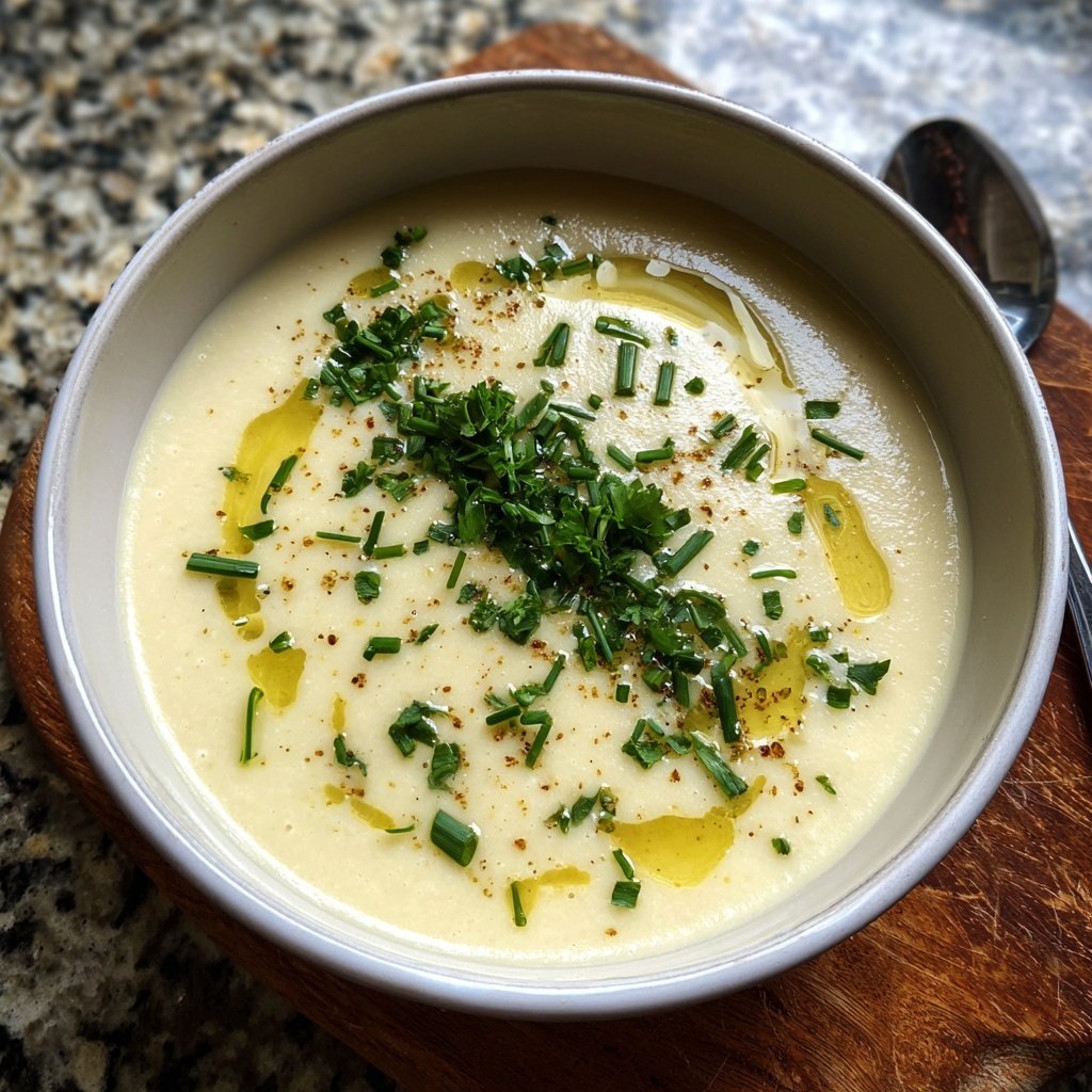 Blumenkohlsuppe fein püriert