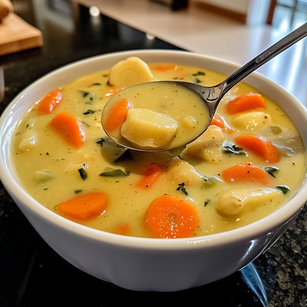 Linsensuppe mit Ingwer