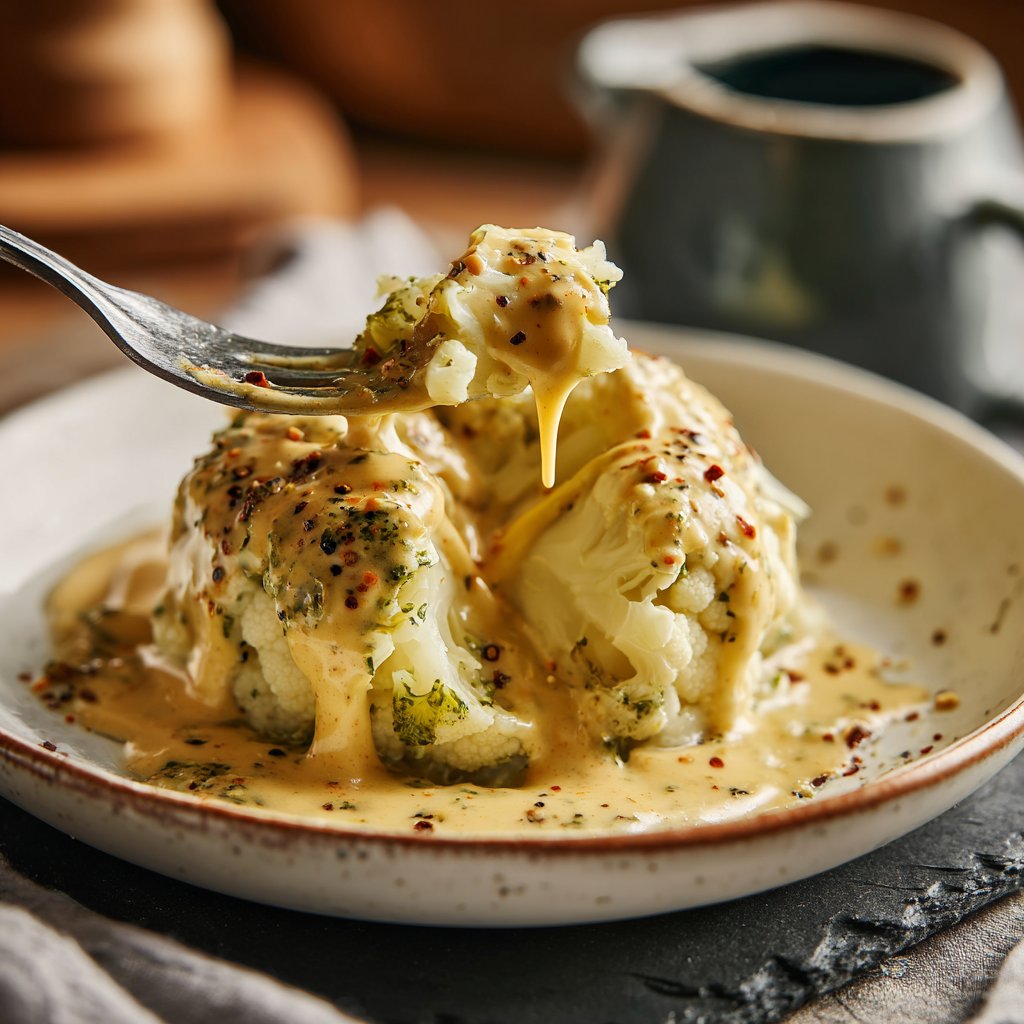 Blumenkohl mit Senfsauce