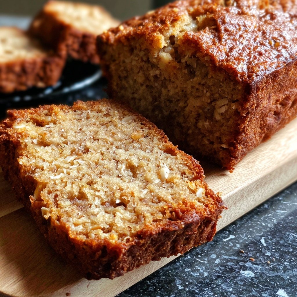 Bananenbrot mit Kokos