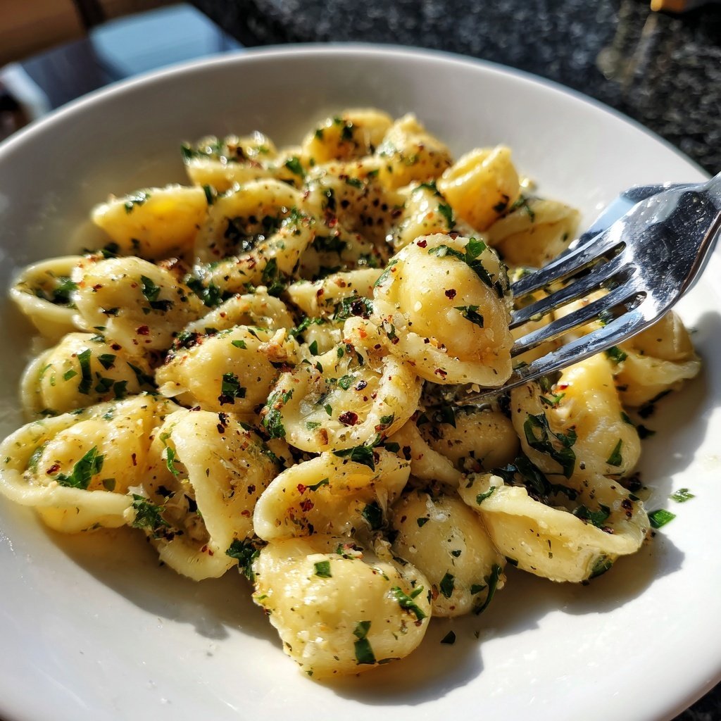 Schnell & Einfach 15-Minuten Knoblauchpasta